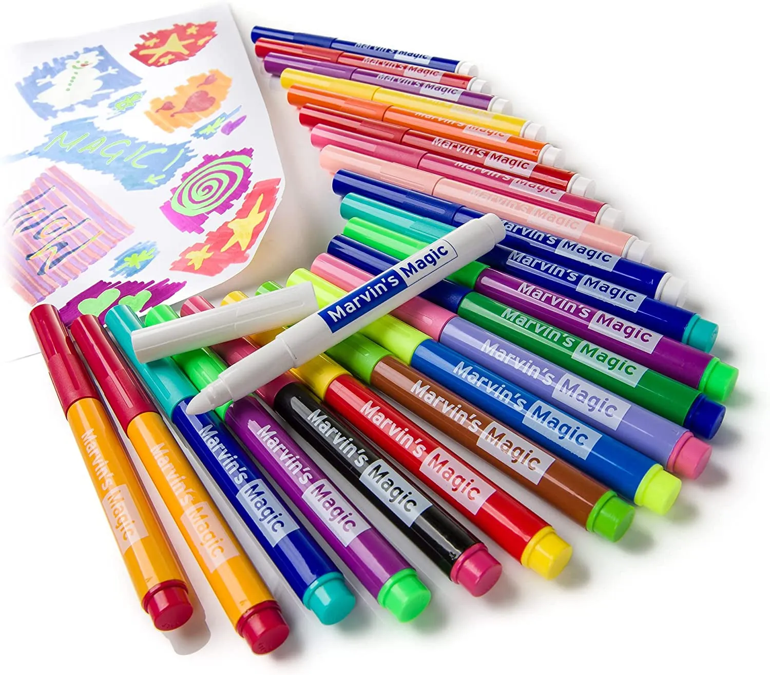 - NEW X 30 Amazing Magic Pens - Color Changing Magic Pen Art - Create 3D Lettering or Write Secret Messages - Includes 30 Magic Pens