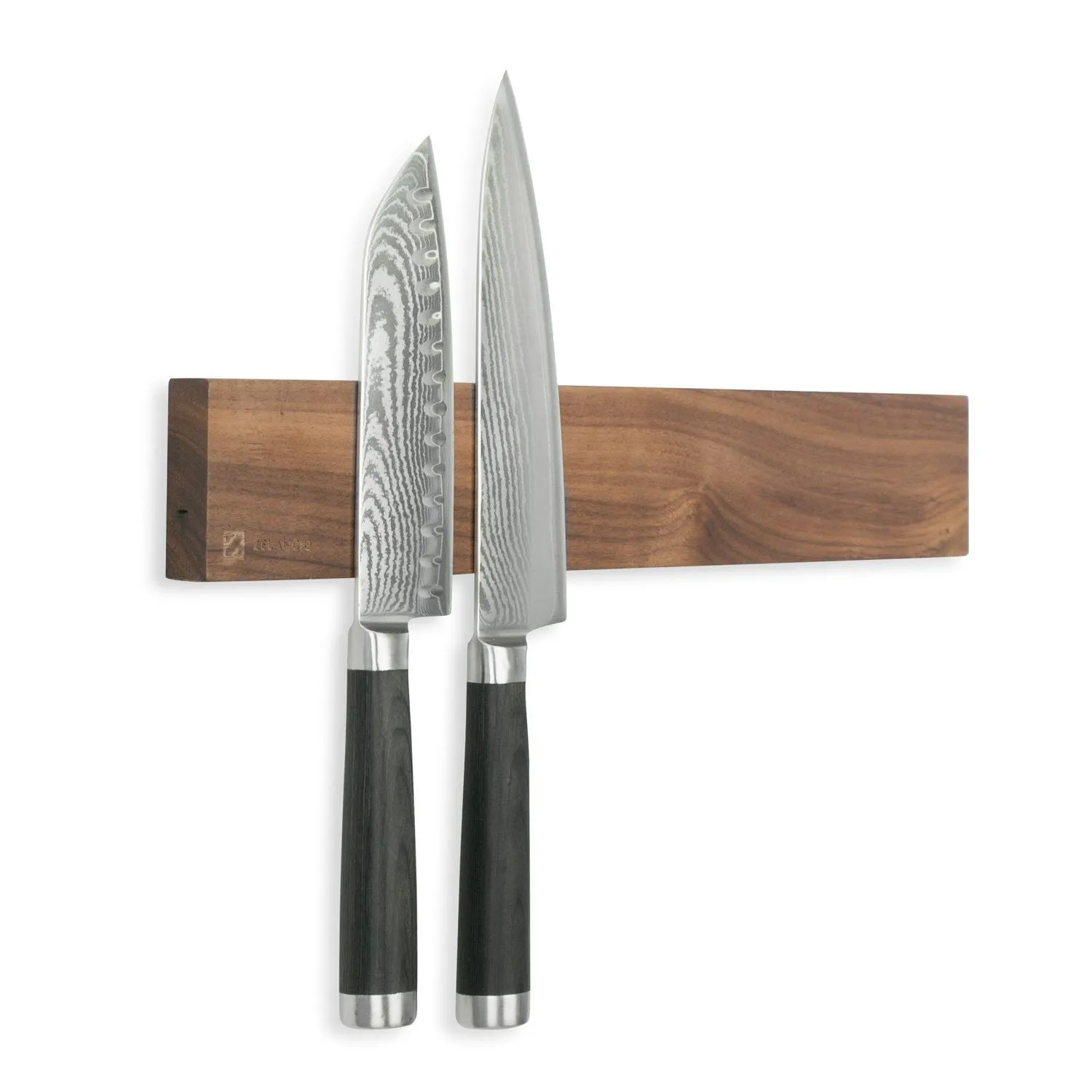 16-Inch Magnetic Knife Holder, Wall Mounted Wooden Knife Strip with Rare Earth Magnets