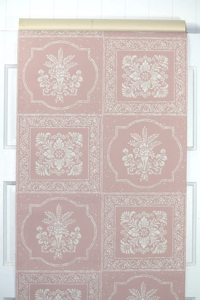 1950s Floral Vintage Wallpaper
