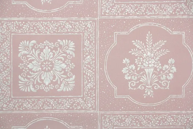 1950s Floral Vintage Wallpaper