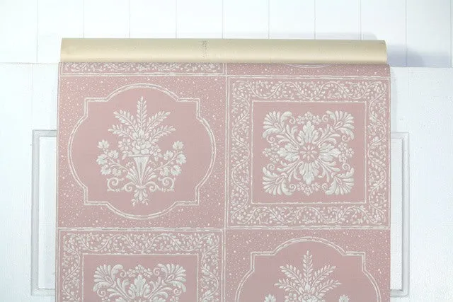 1950s Floral Vintage Wallpaper