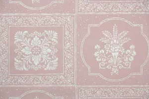 1950s Floral Vintage Wallpaper