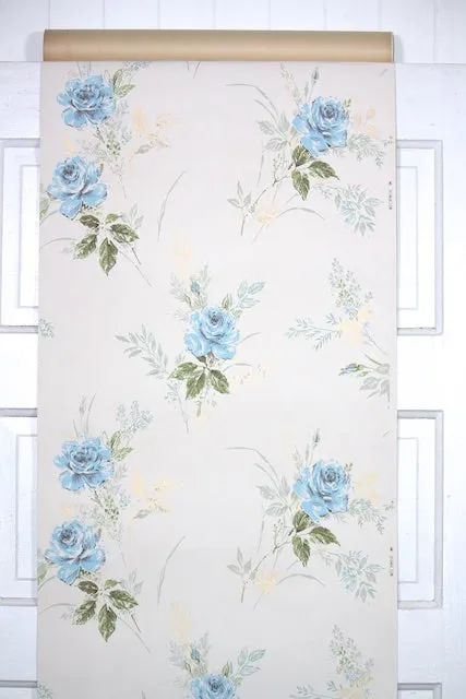 1950s Floral Vintage Wallpaper