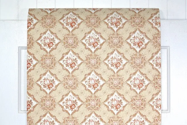 1960s Floral Vintage Wallpaper