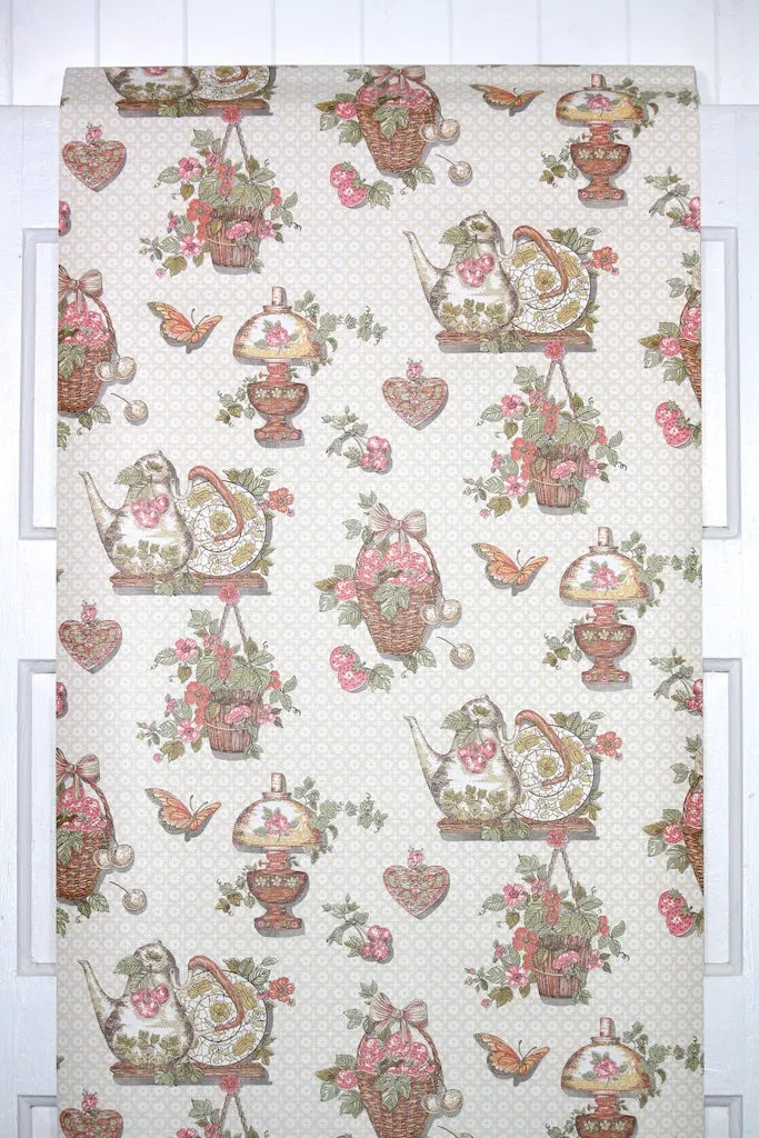 1970s Kitchen Vintage Wallpaper