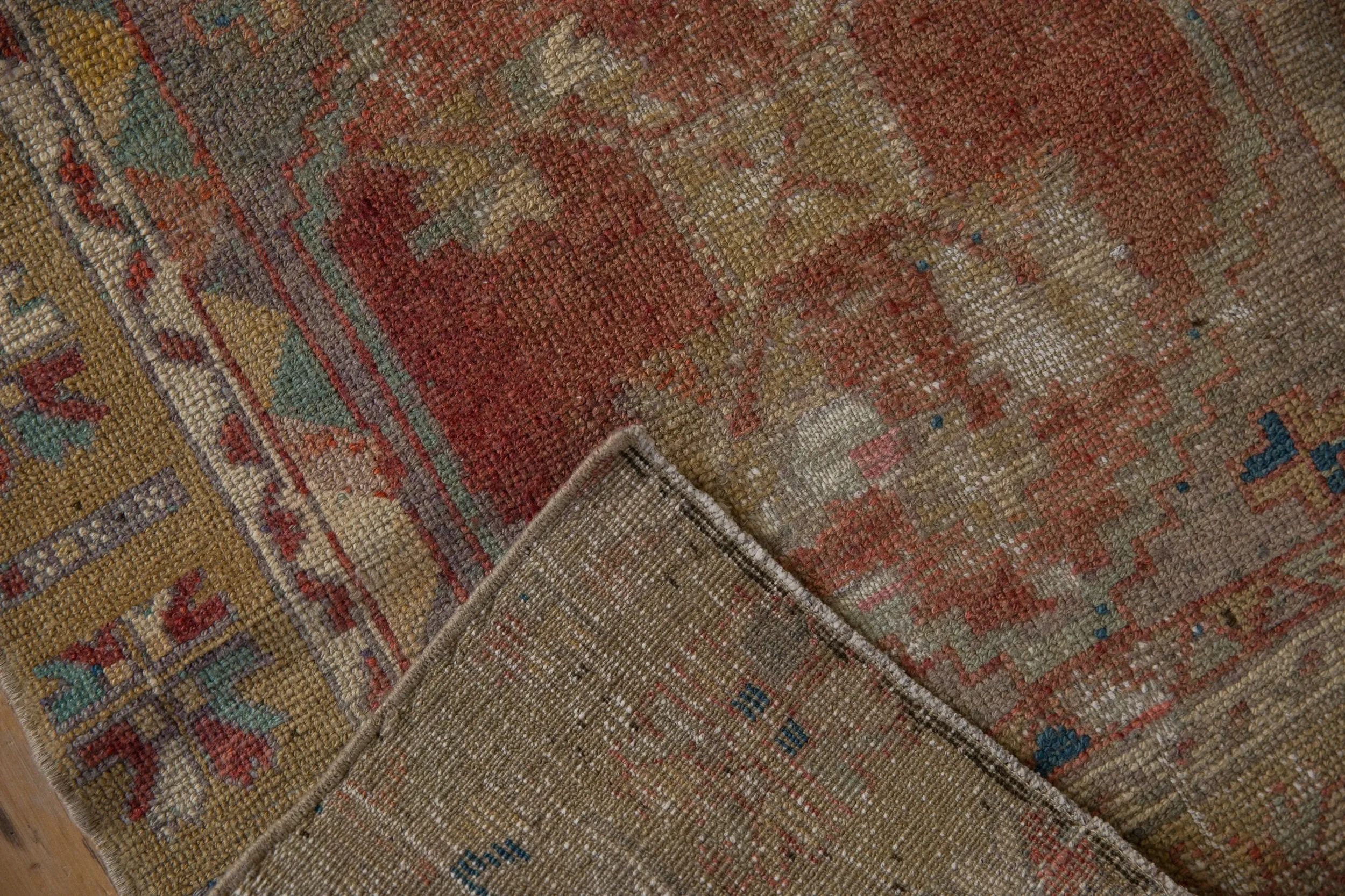 3x10 Vintage Distressed Fragment Oushak Rug Runner