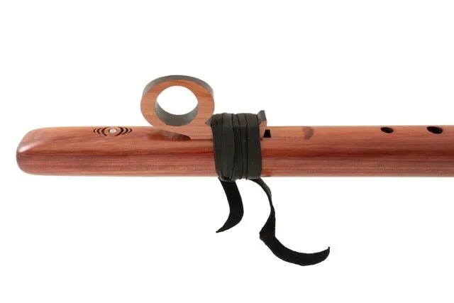 432 Hz EarthTone Flute in High B - Aromatic Cedar