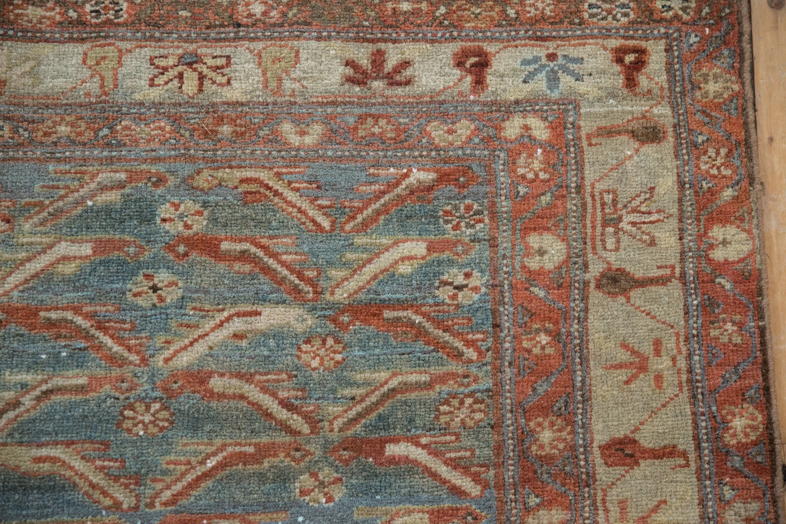 4x6.5 Vintage Distressed Malayer Rug