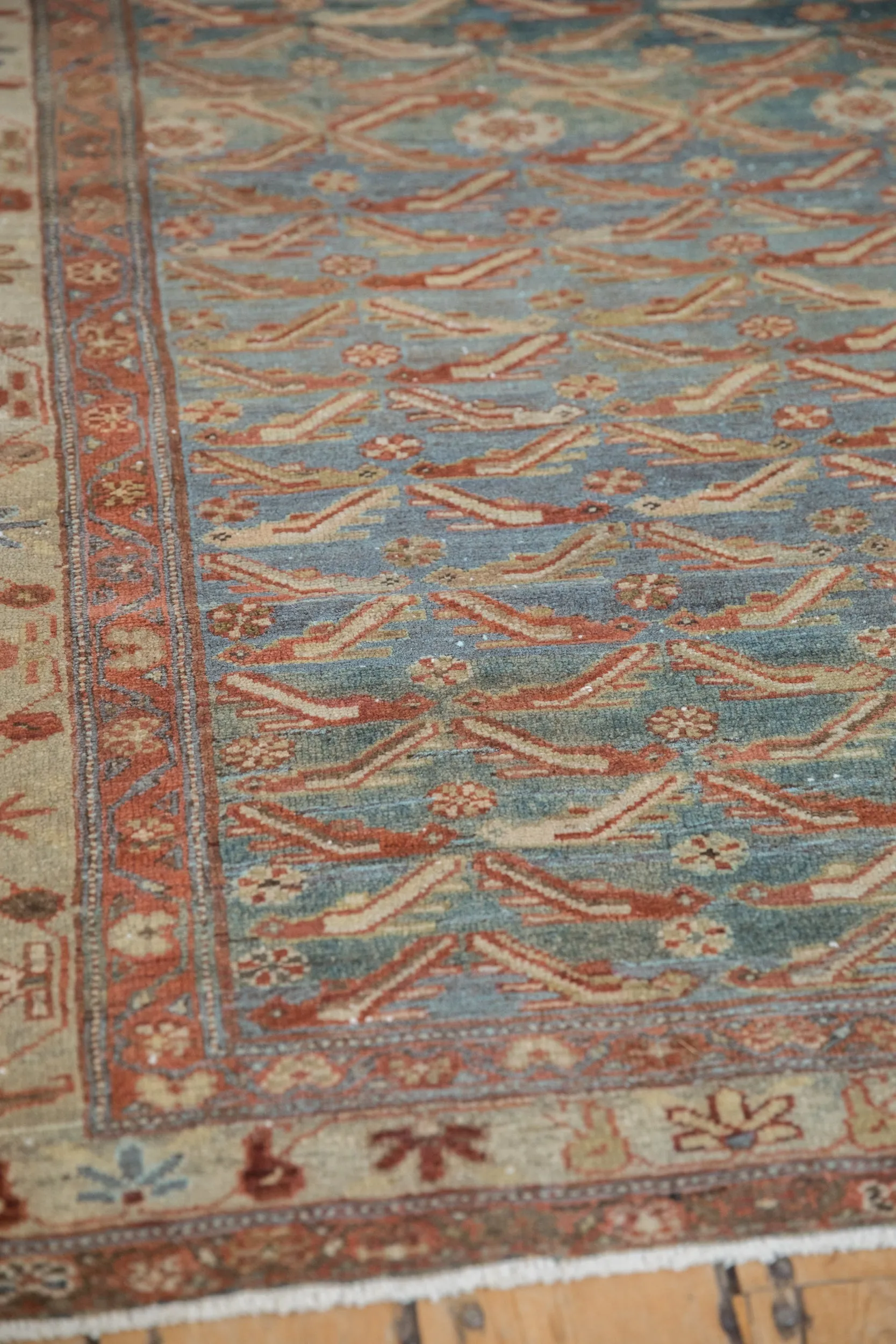 4x6.5 Vintage Distressed Malayer Rug