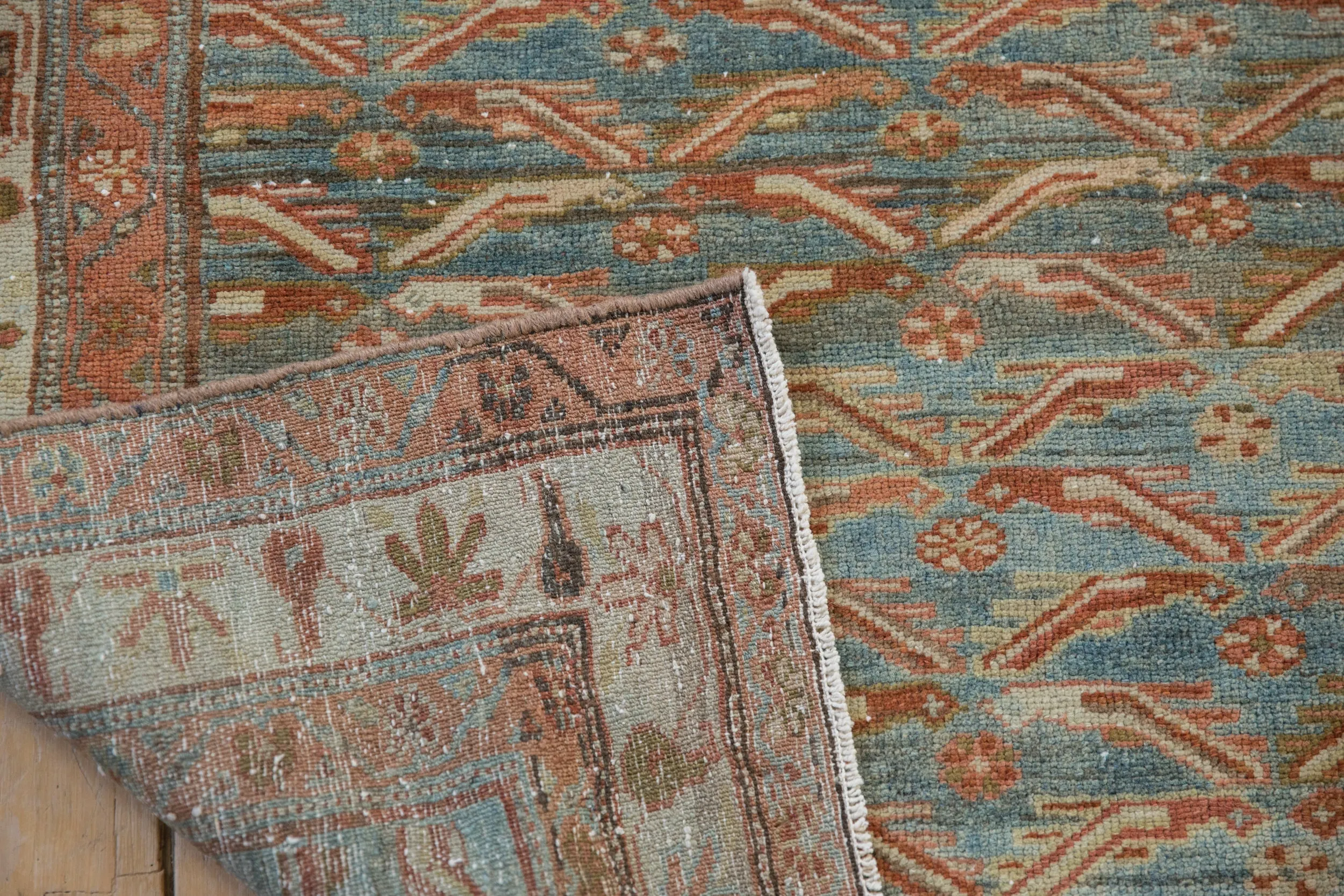 4x6.5 Vintage Distressed Malayer Rug