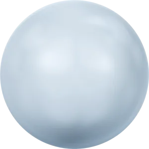 5810 Round Pearls, Crystal Light Blue Pearl (001 302)