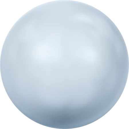 5810 Round Pearls, Crystal Light Blue Pearl (001 302)