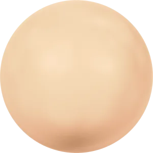 5810 Round Pearls, Crystal Peach Pearl (001 300)
