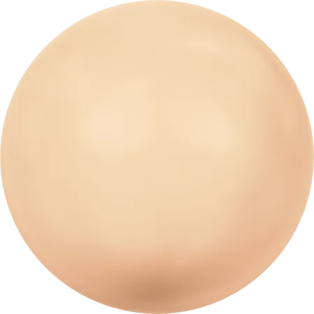 5810 Round Pearls, Crystal Peach Pearl (001 300)