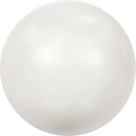 5810 Round Pearls, Crystal White Pearl (001 650)