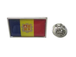 Andorra Flag Lapel Pin