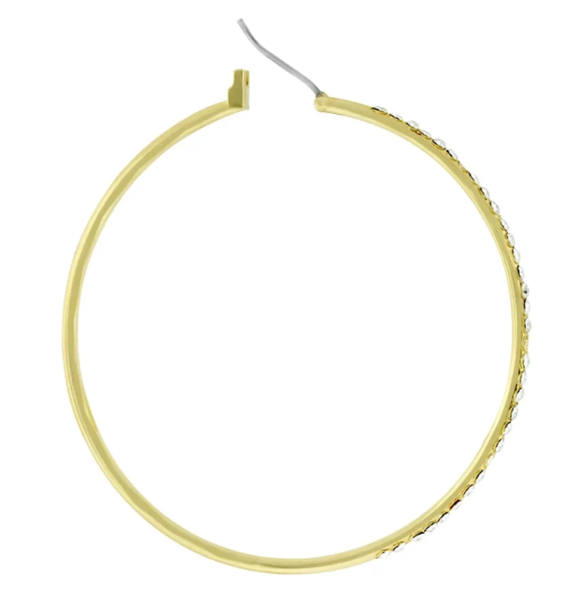 Belle Danity Crystal Hoops (Gold)