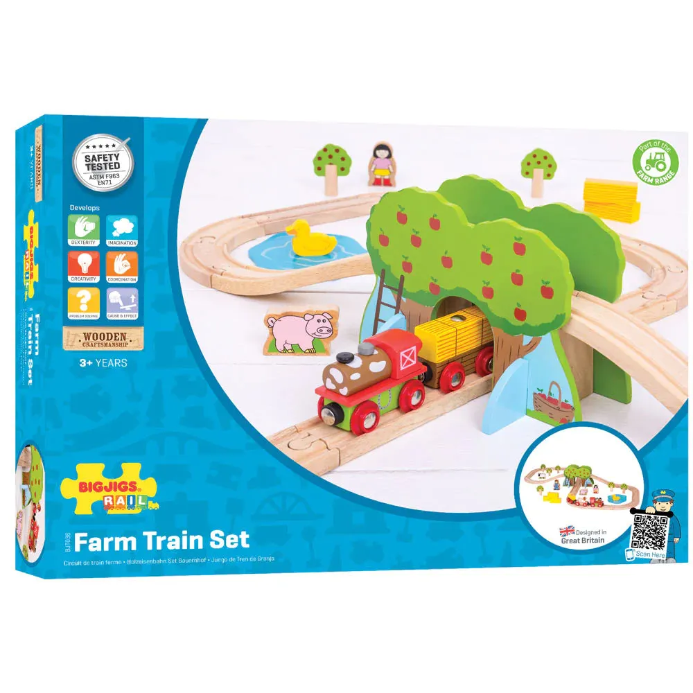 BIGJIGS RAIL | Farm Train Set