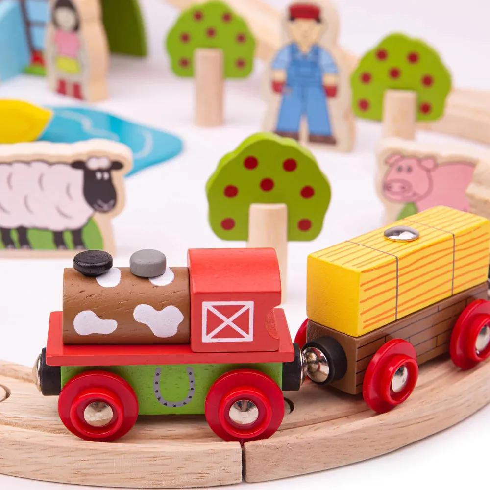 BIGJIGS RAIL | Farm Train Set