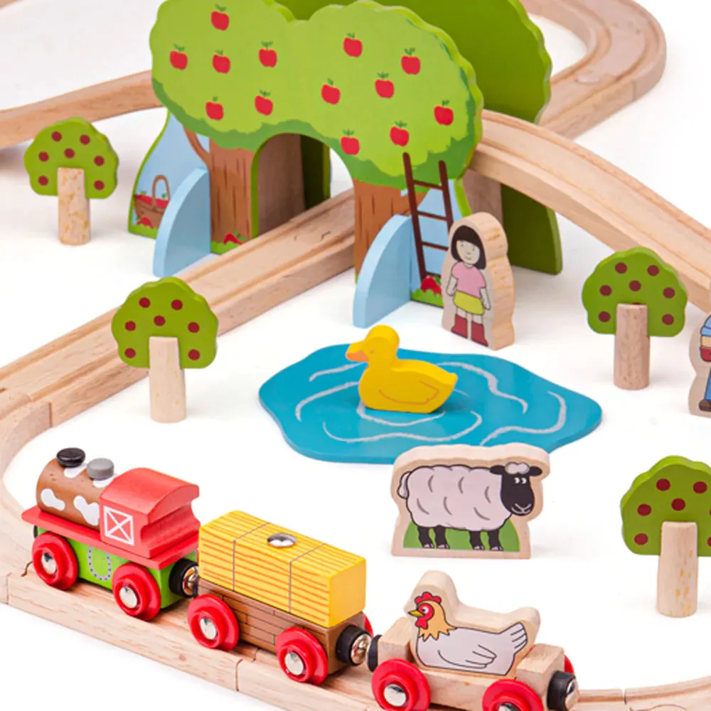 BIGJIGS RAIL | Farm Train Set