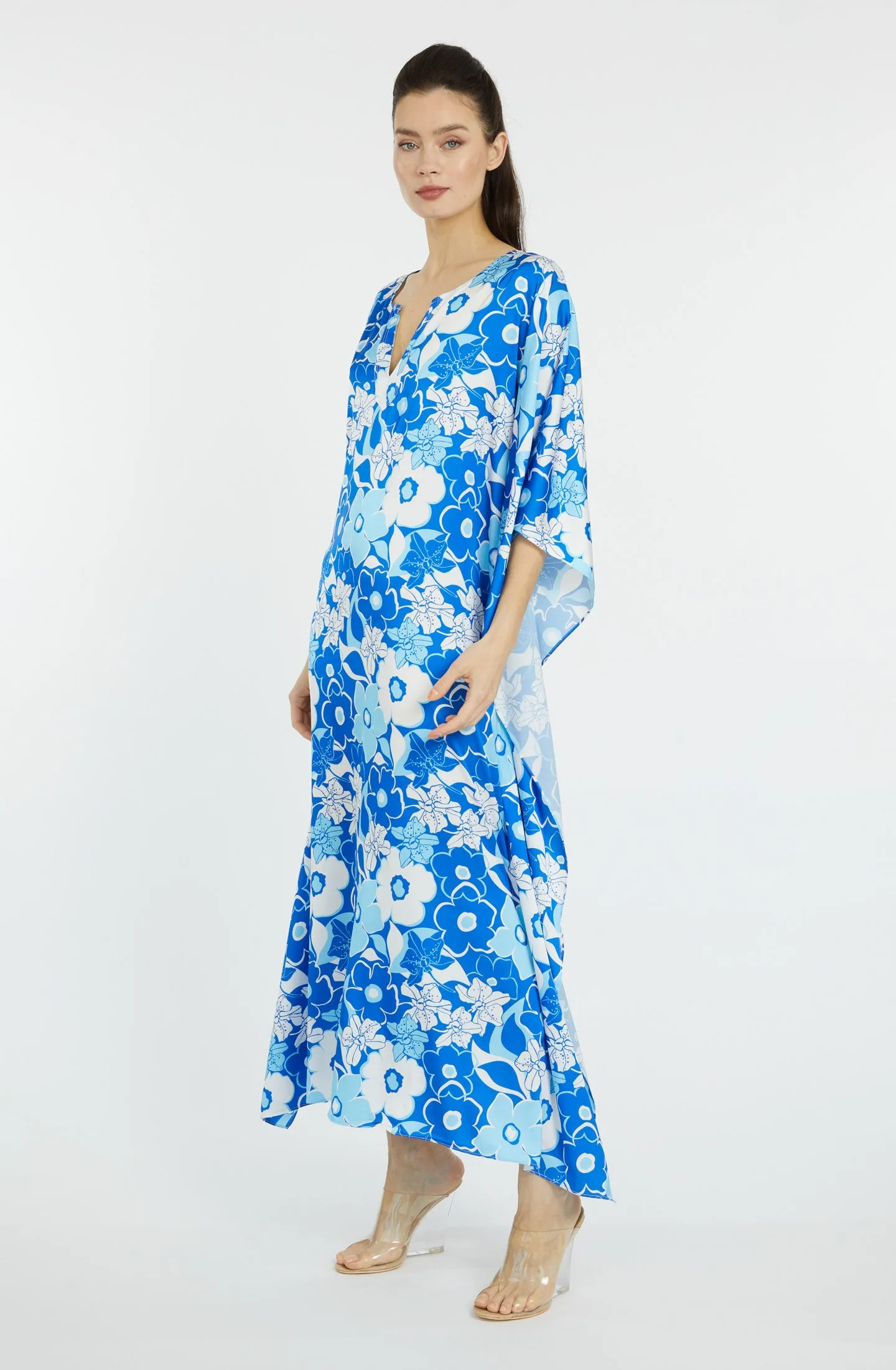 Blue Crush Long Caftan