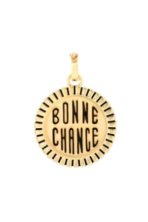 Bonne Chance Pendant - Yellow Gold