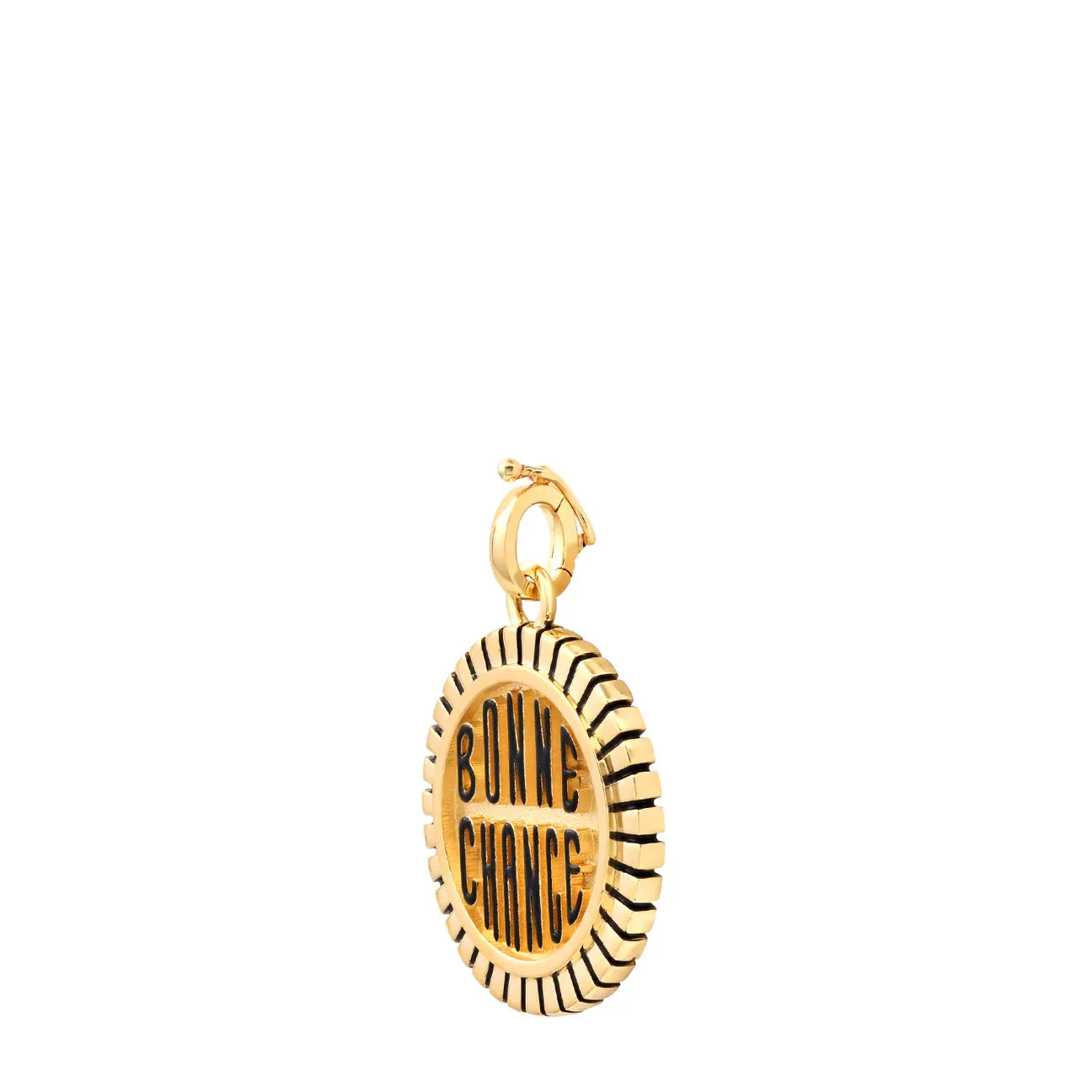 Bonne Chance Pendant - Yellow Gold