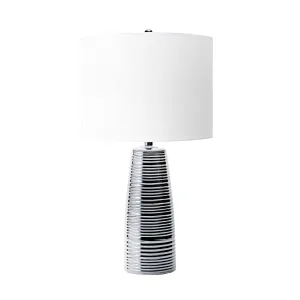 BRUSHED METAL TABLE LAMP - 23
