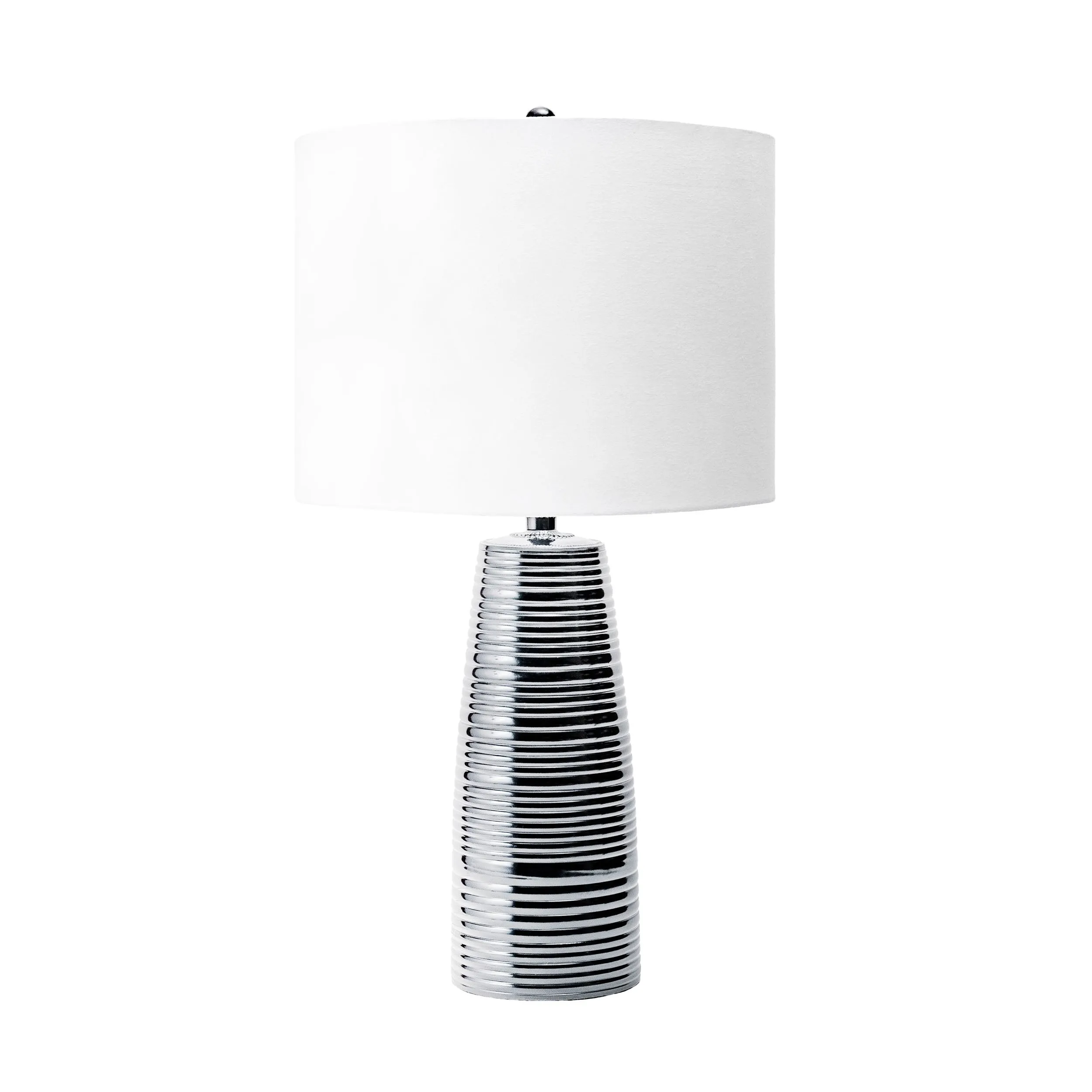 BRUSHED METAL TABLE LAMP - 23