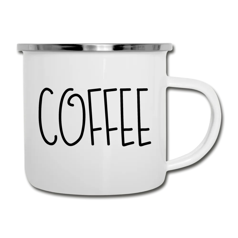 Coffee / Wine Enamel Camper Mug