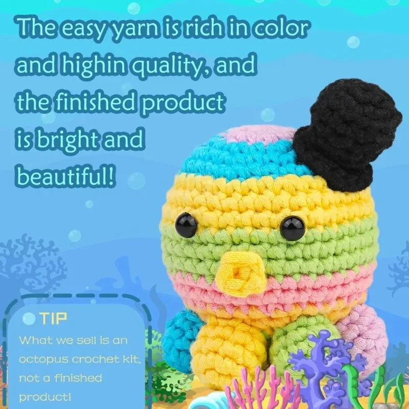 Dasonwin Octopus Crochet Kit