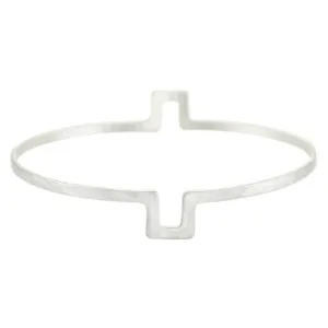 Double Notch Bangle Bracelet