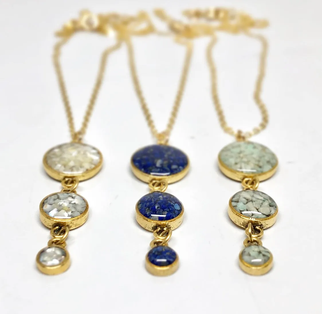 Drop Necklace -Abalone