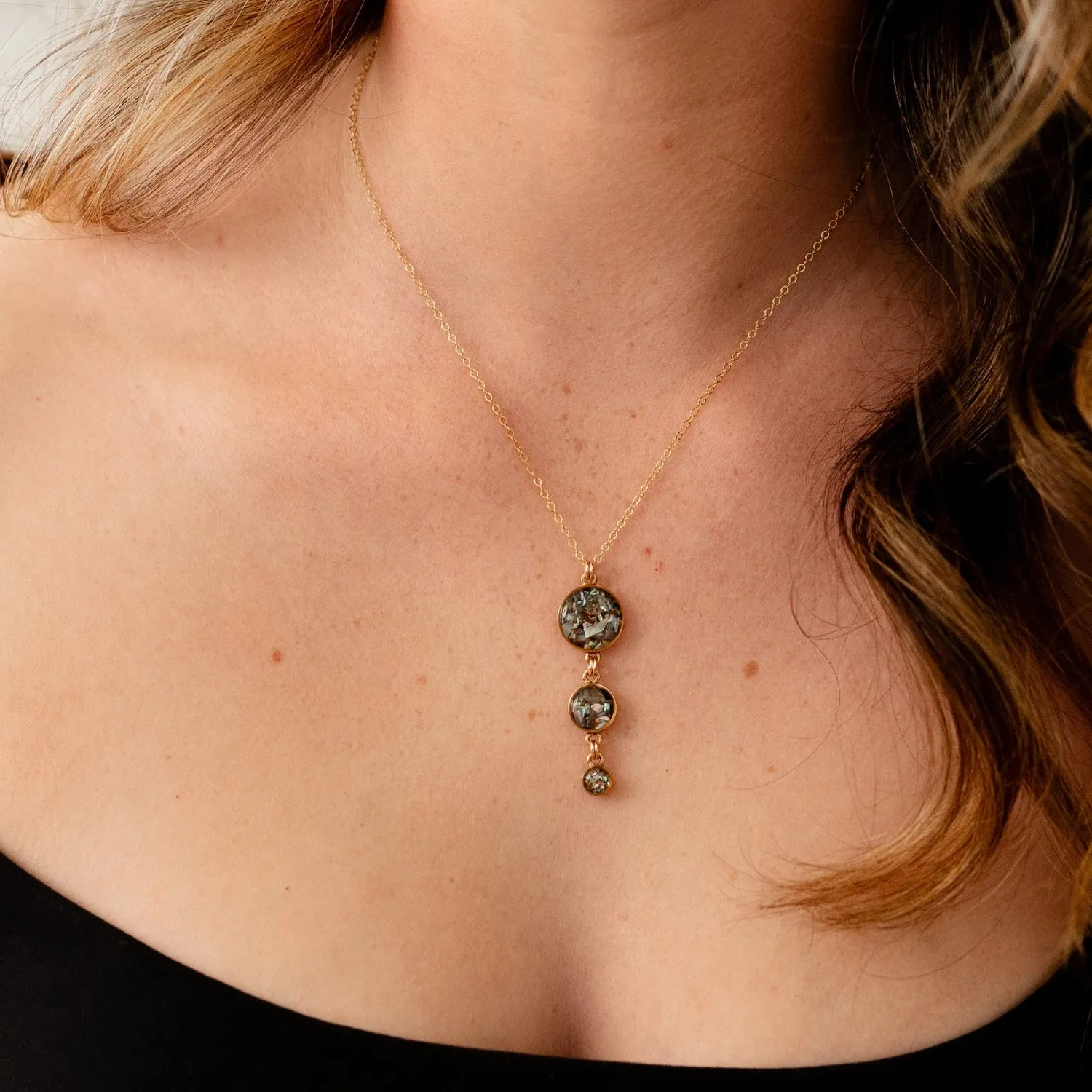 Drop Necklace -Abalone
