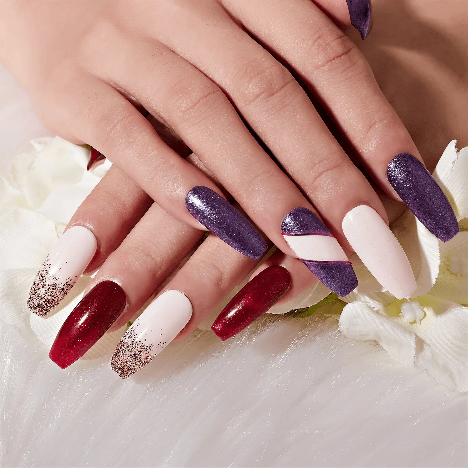DUETS: Rouge & Violet Gel Polish Set