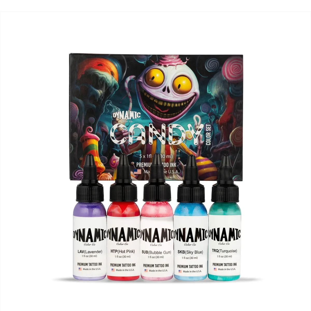 DYNAMIC TATTOO INK CANDY 1OZ COLOR SET