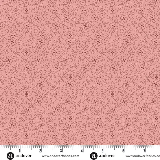 Edyta Sitar | Sewing Basket | Azalea | Rose Quartz
