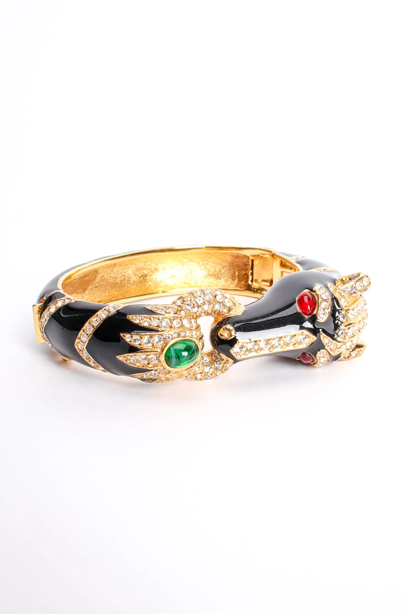 Enamel Jeweled Horse Bracelet