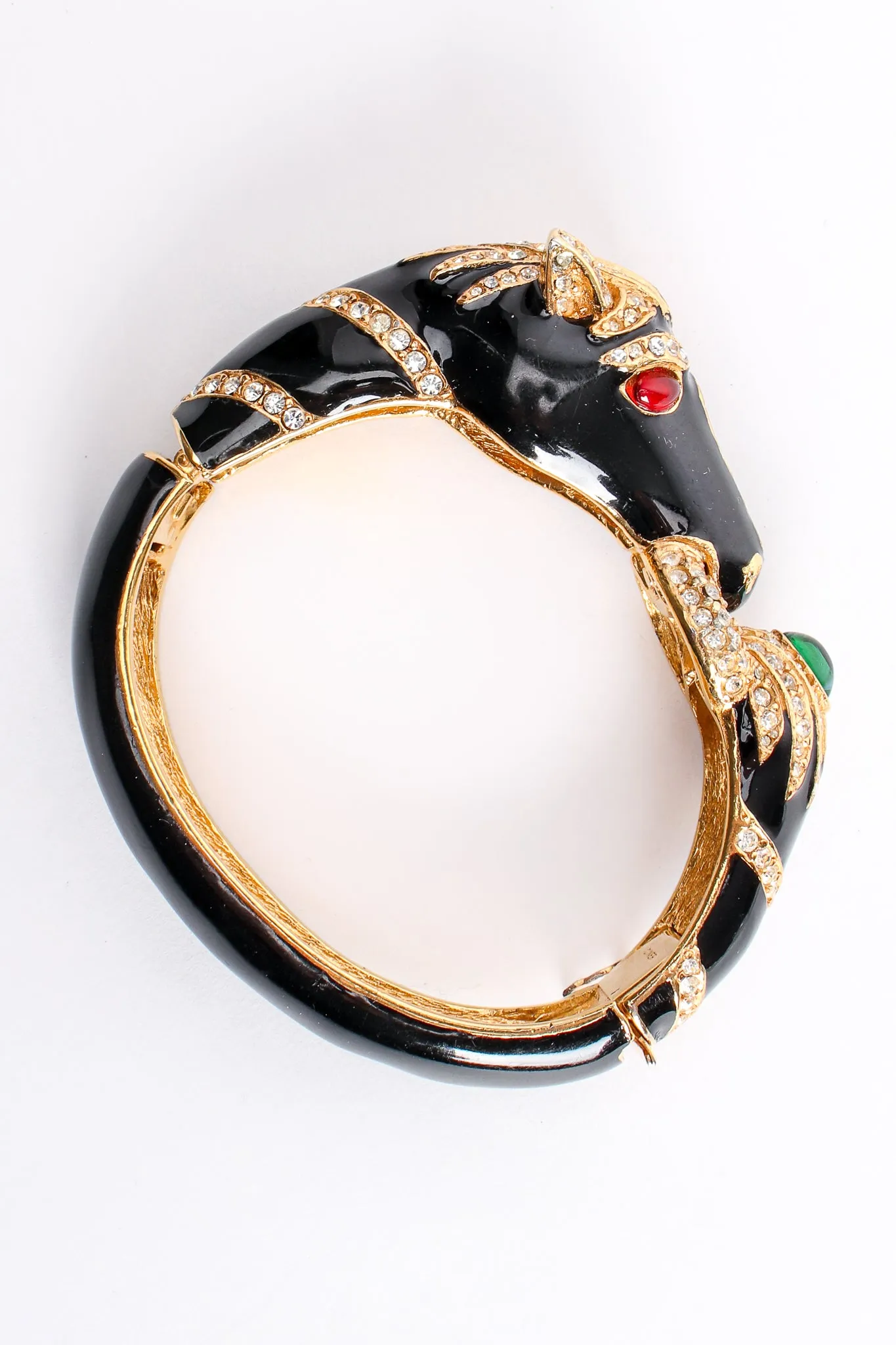 Enamel Jeweled Horse Bracelet