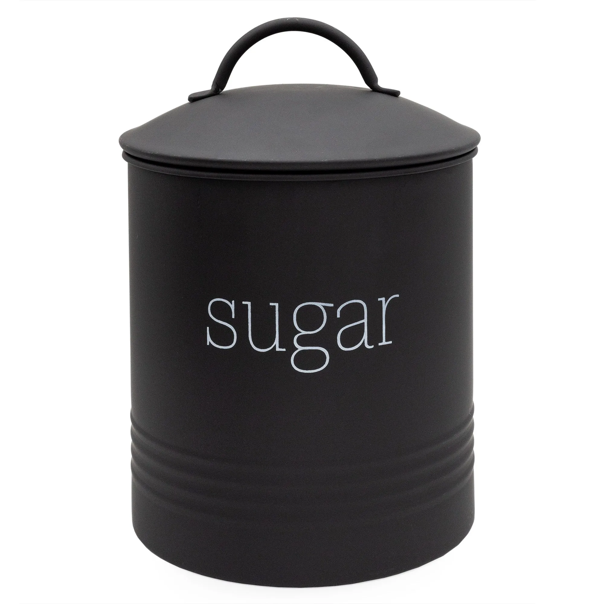 Enamelware Black Sugar Canister (Case of 8)