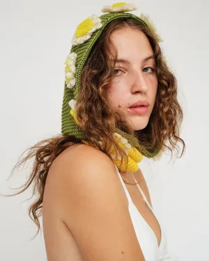 FLORAL BAMBU HOOD