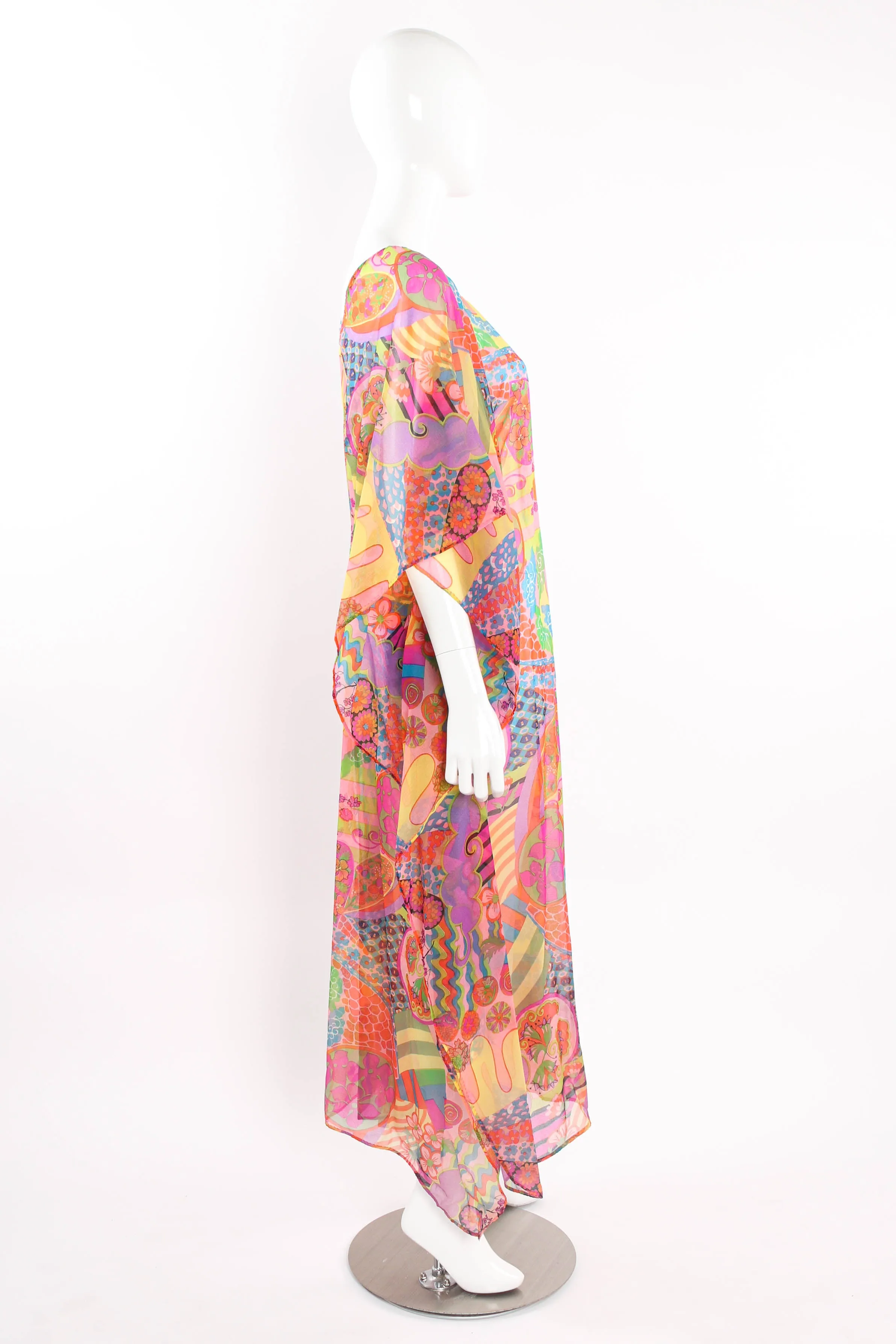 Geometric Floral Caftan