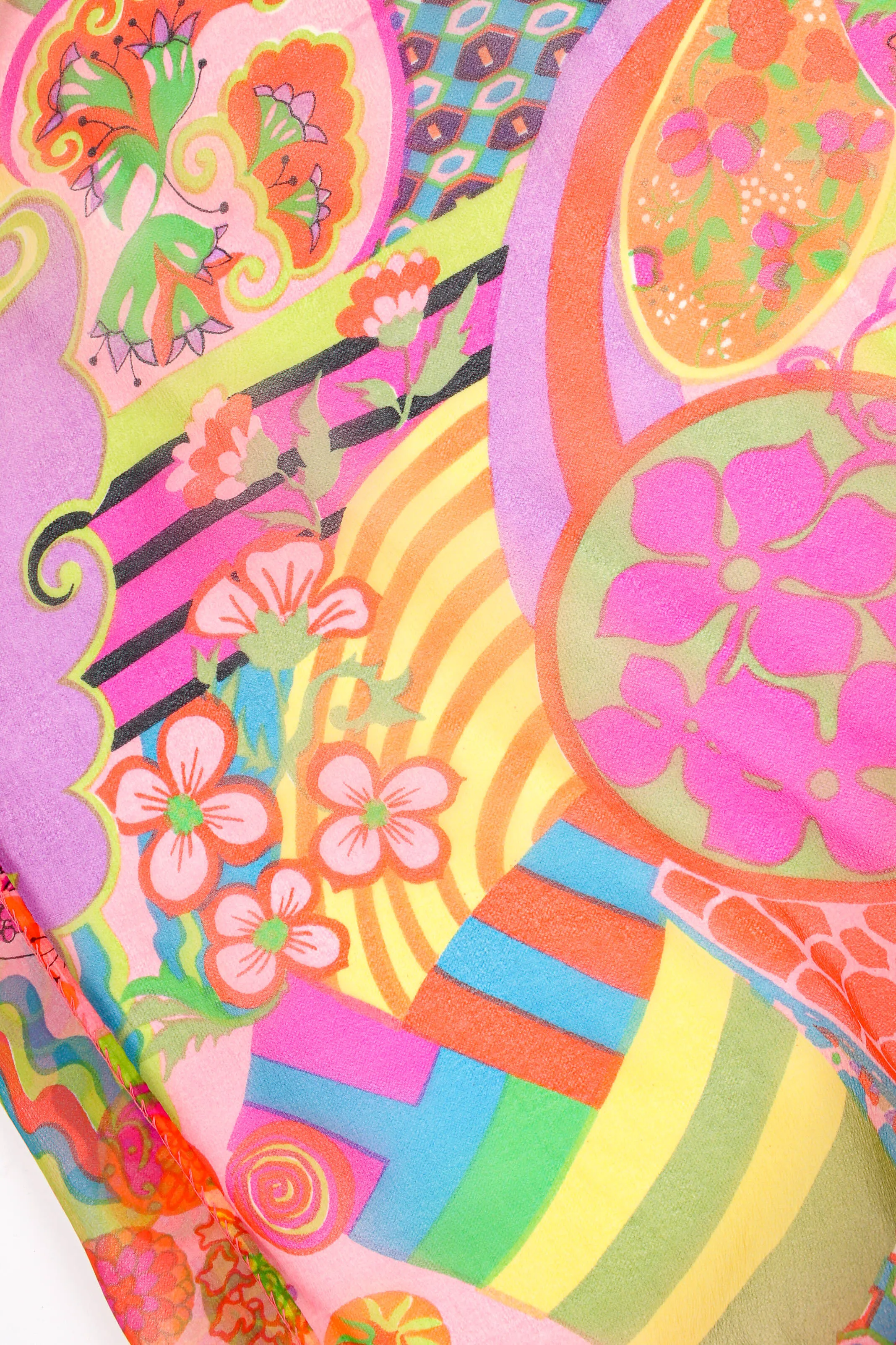 Geometric Floral Caftan