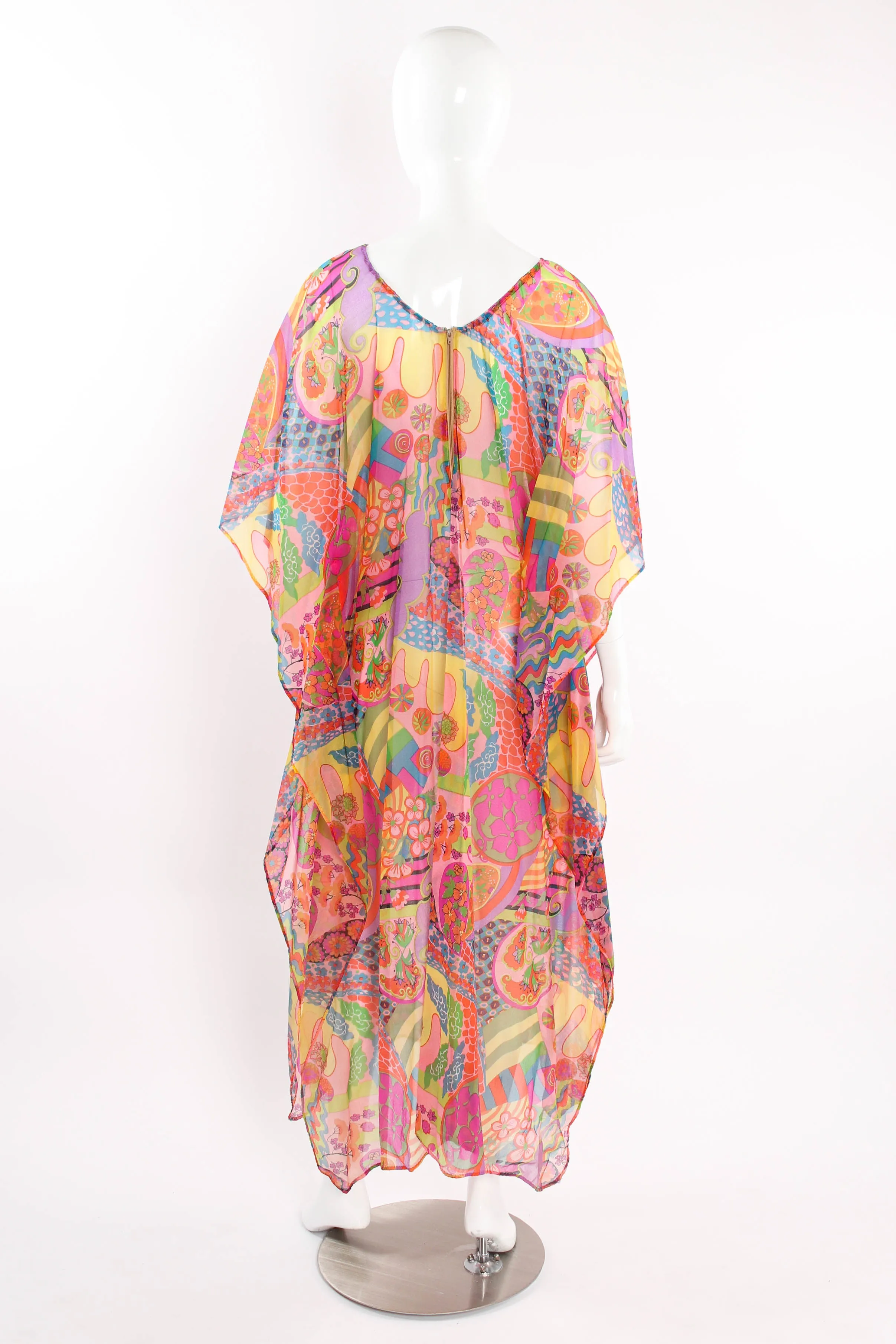 Geometric Floral Caftan