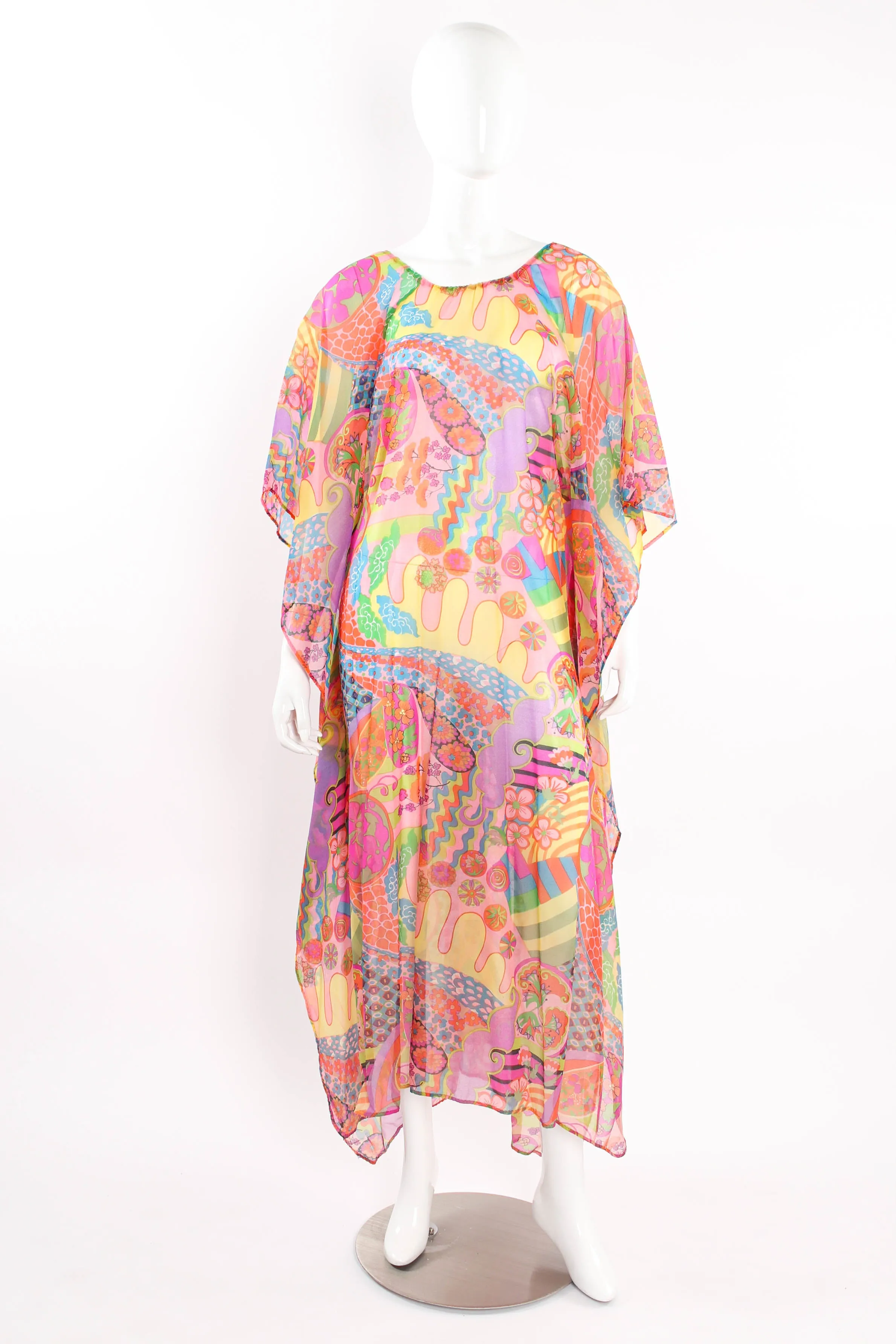 Geometric Floral Caftan