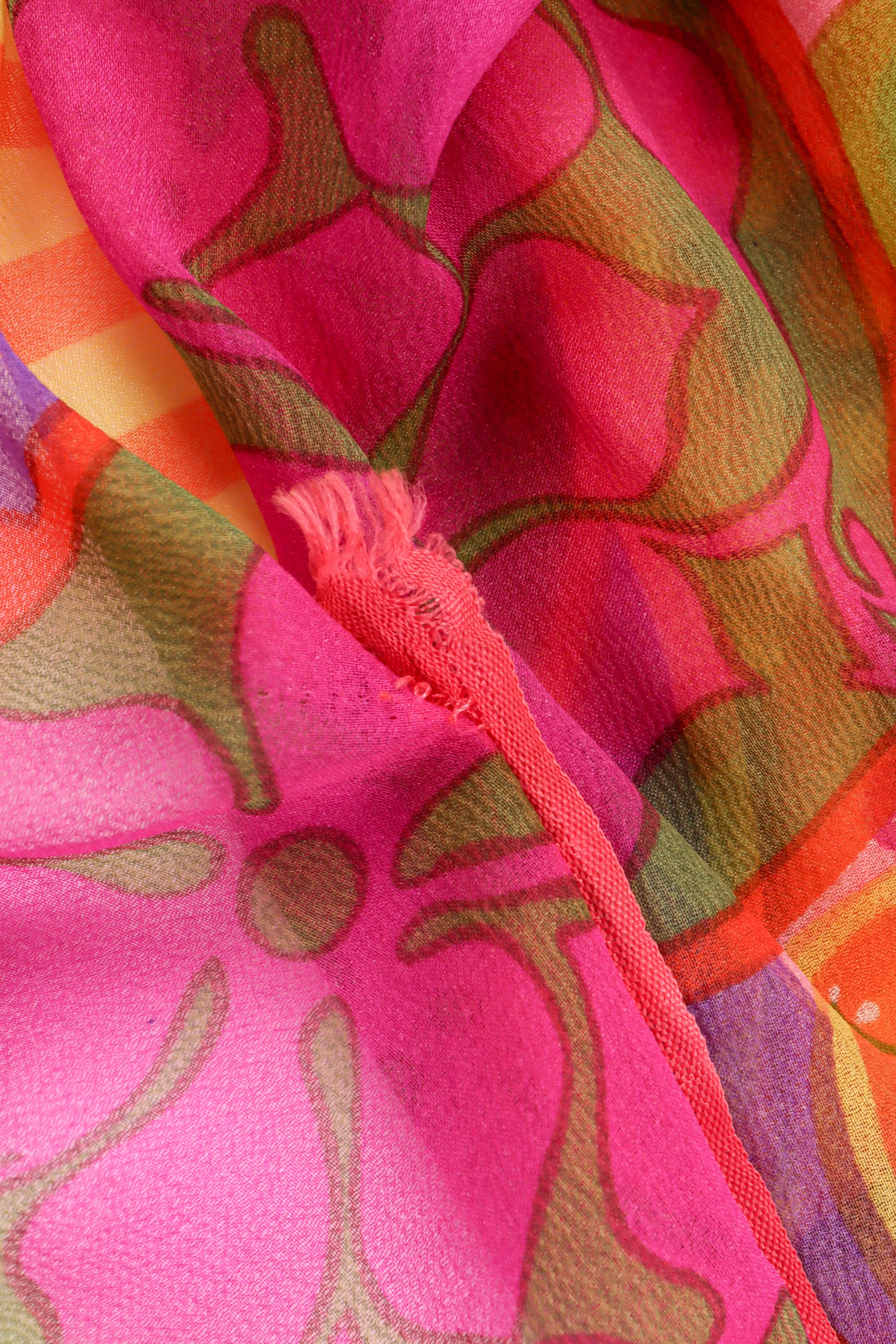 Geometric Floral Caftan