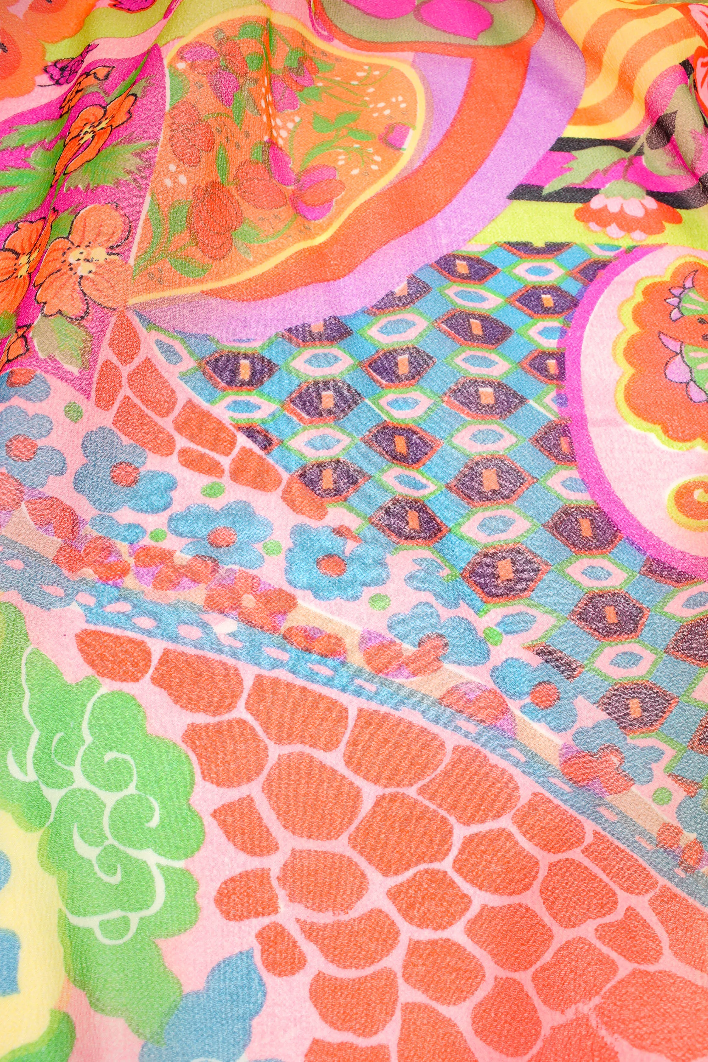 Geometric Floral Caftan