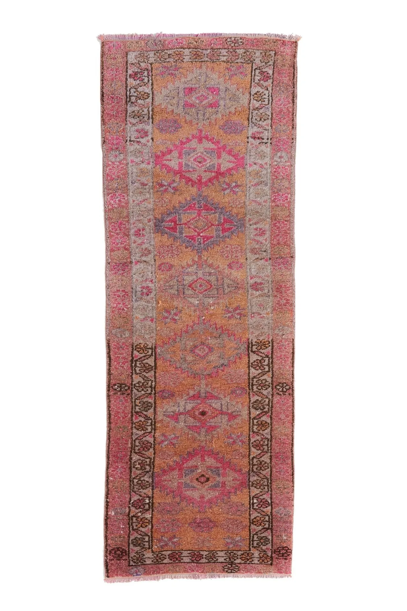 'Grace' Turkish Vintage Runner - 2'9" x 7'8"
