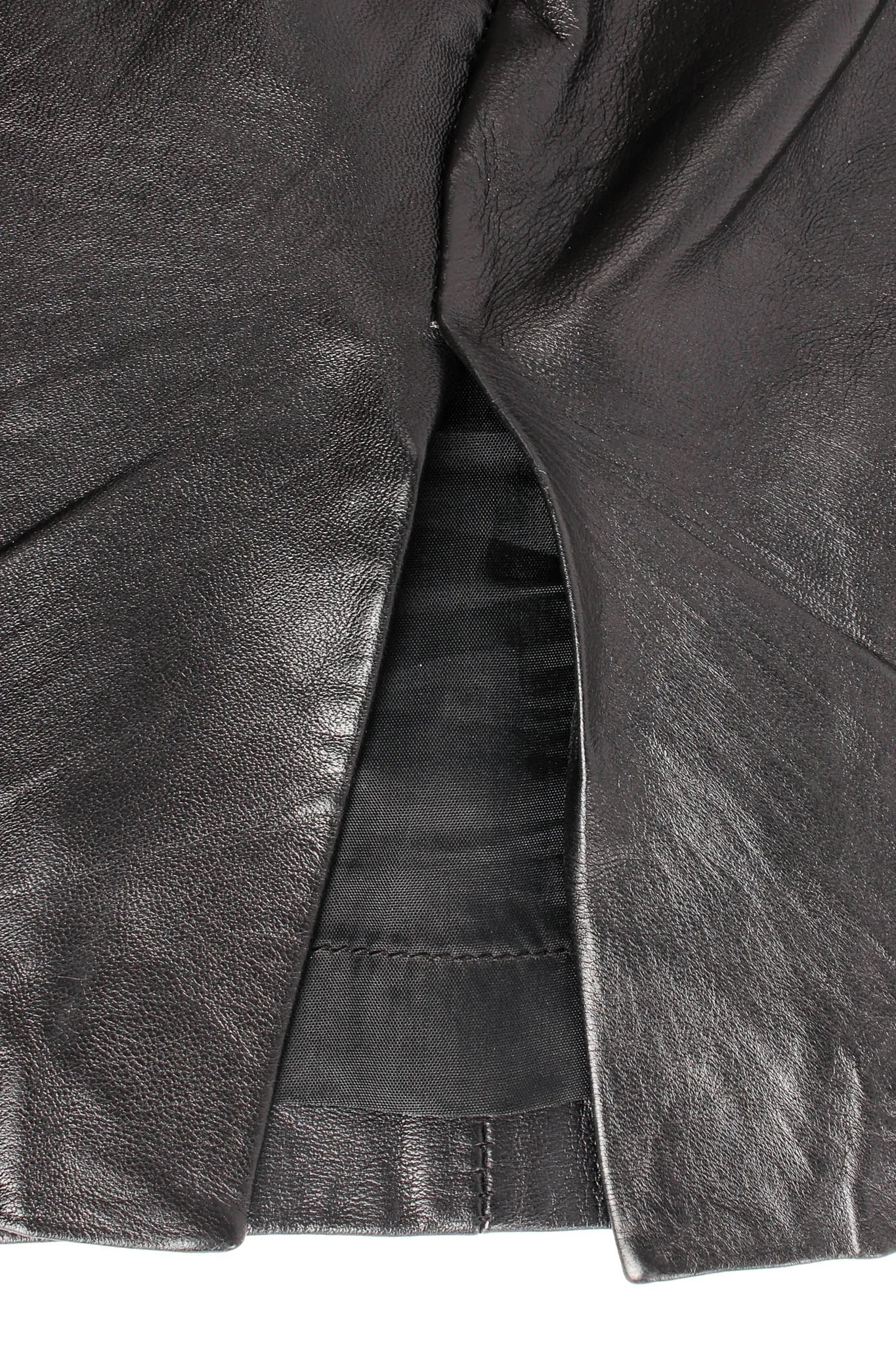 Grommet Leather Top & Skirt Set