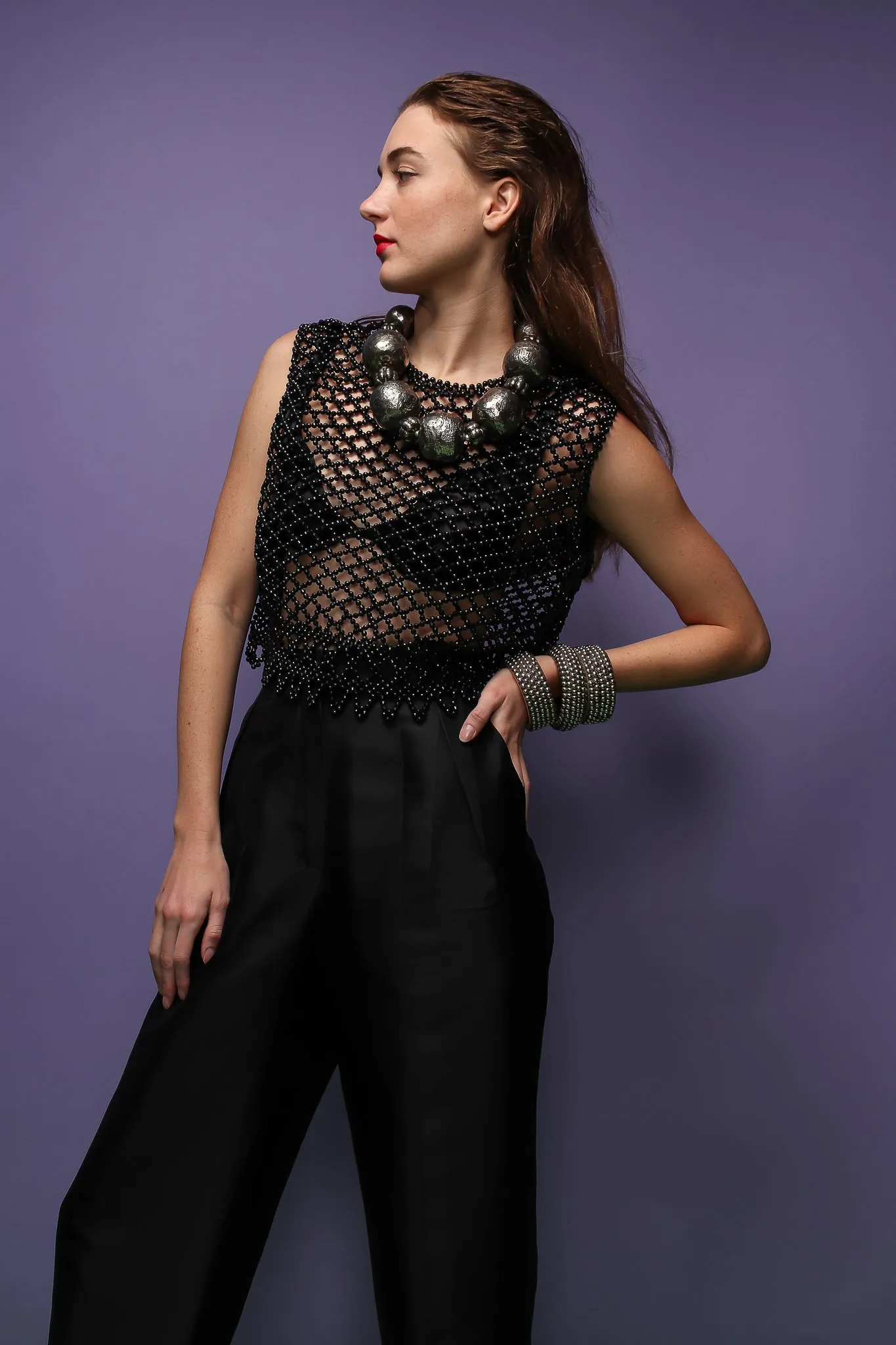 Hammered Ball Collar